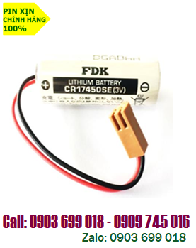 FDK CR17450SE; Pin nuôi nguồn FDK CR17450SE lithium 3.0v 4/5A 2500mAh chính hãng _Xuất xứ Nhật 